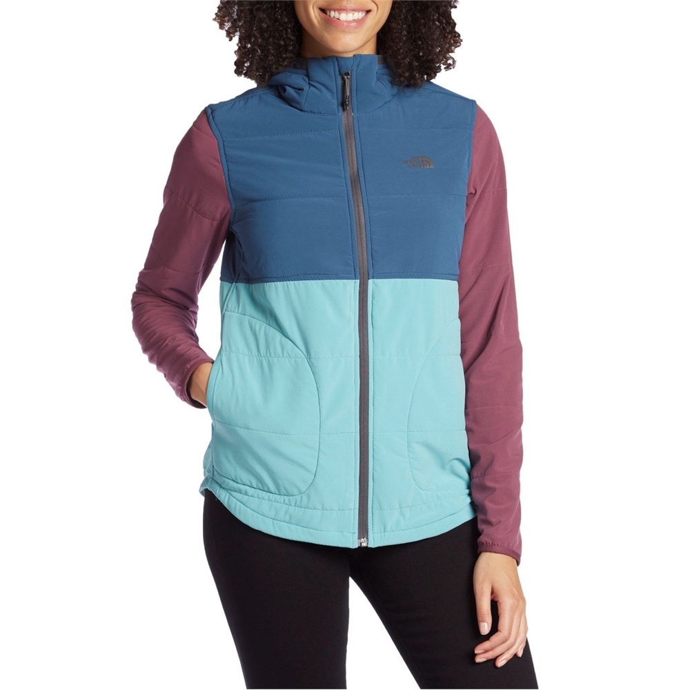 The North Face Mountain Sweatshirt Jacket Women’s Large Full Zip Bristol blue